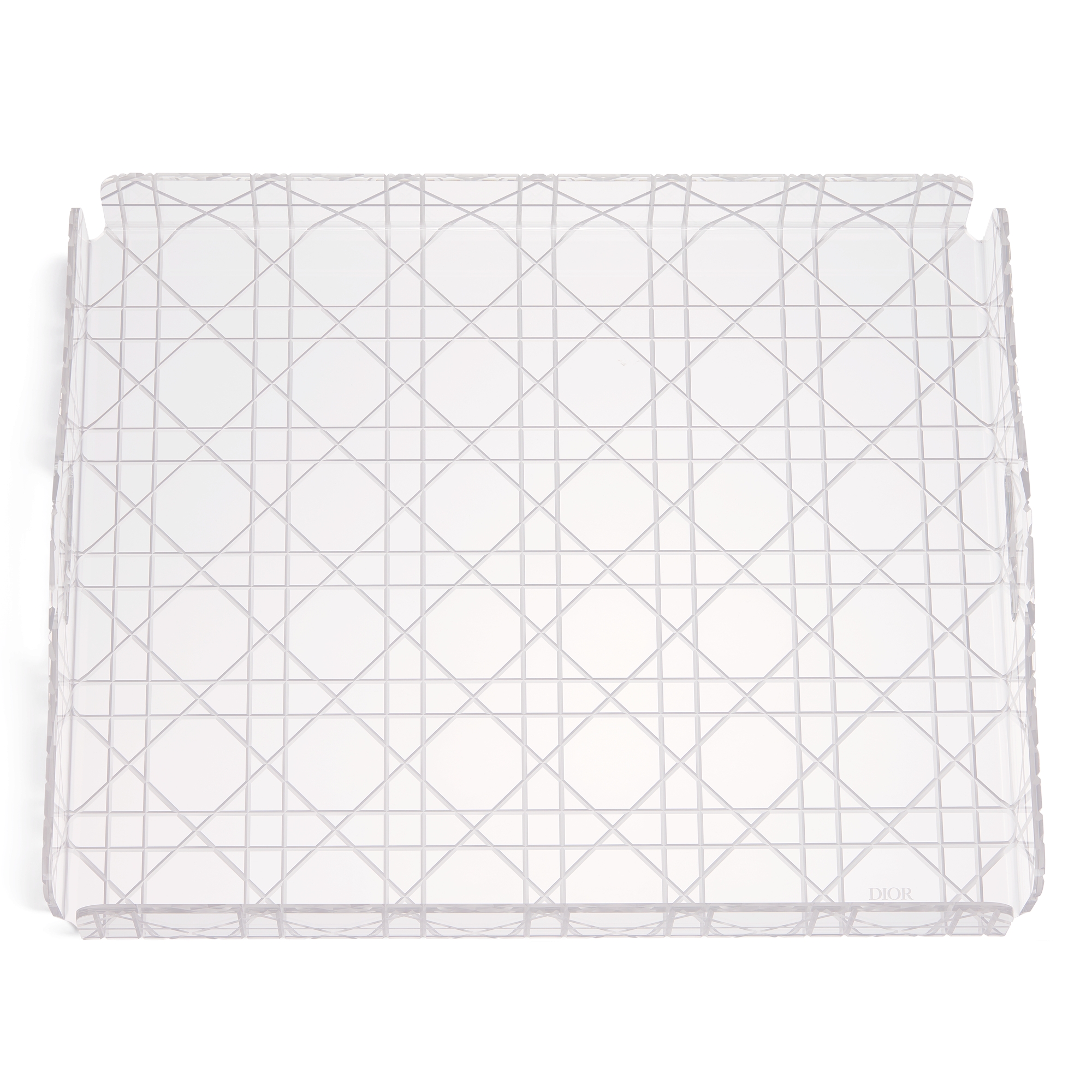 Large Tray Transparent Cannage E01