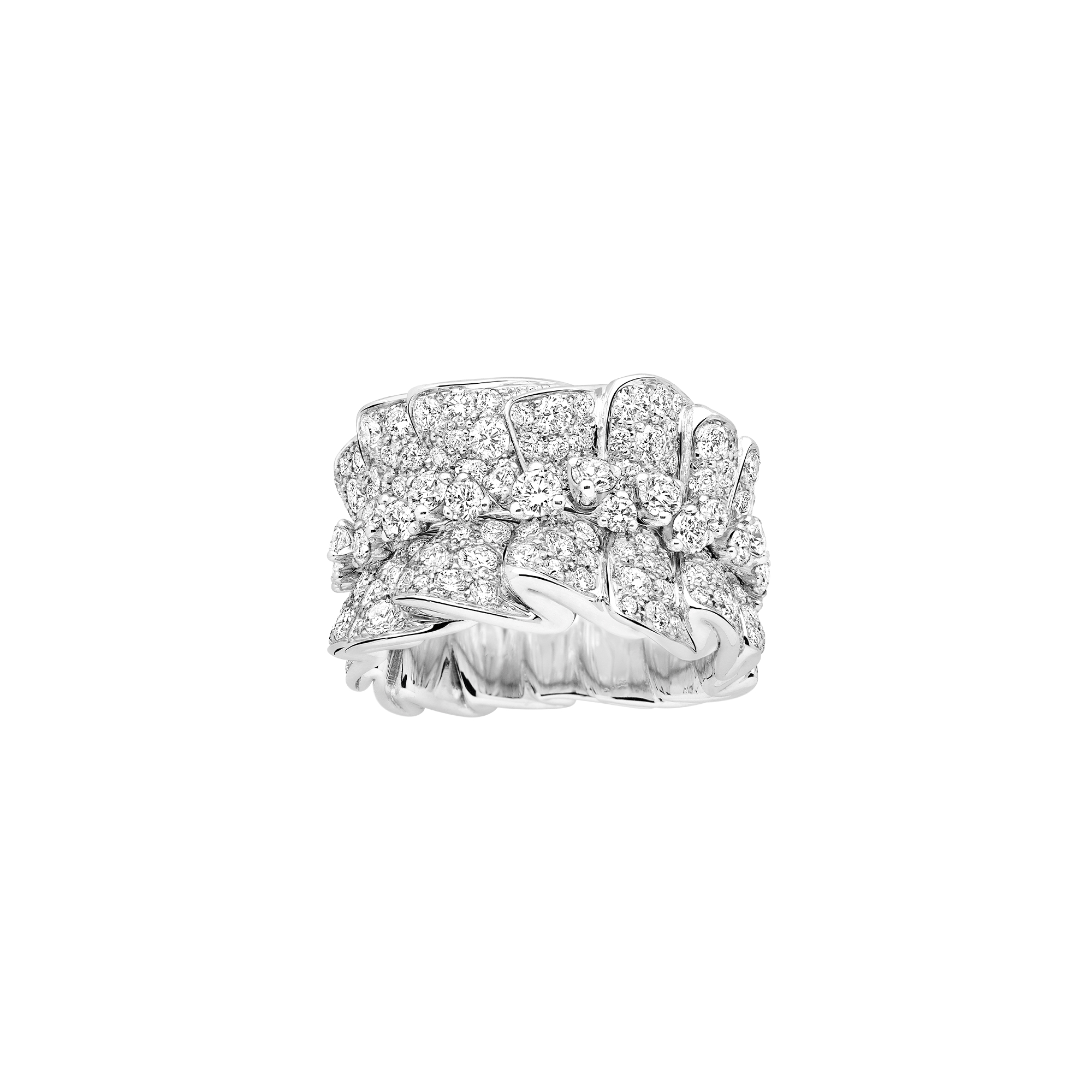 Couture Dior 戒指 白色 18K 金和钻石 E01